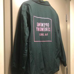 Opening Ceremony Nylon Jacket XL Jade Green Pink